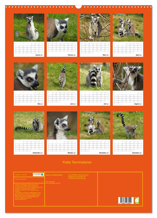Katta Terminplaner (CALVENDO Wandkalender 2027)