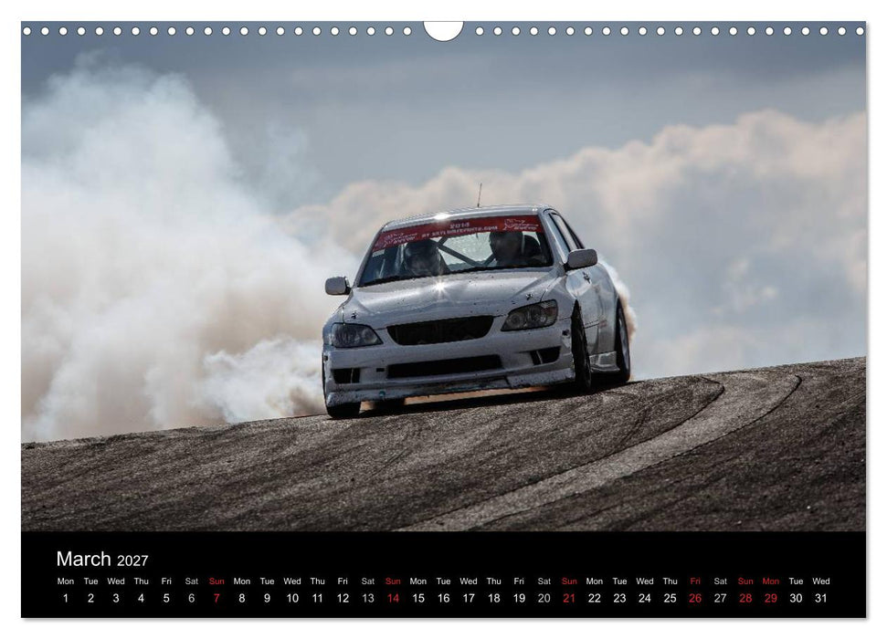 Drifting at the Nurburgring (CALVENDO Monthly Calendar 2027)