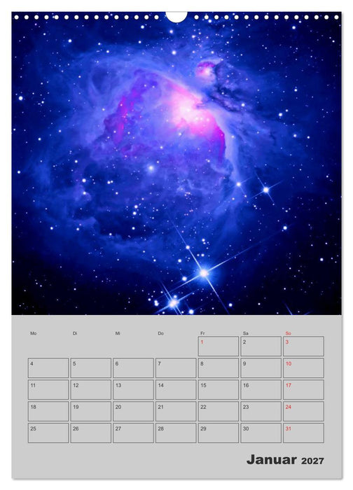 Schönheit des Universums (CALVENDO Wandkalender 2027)