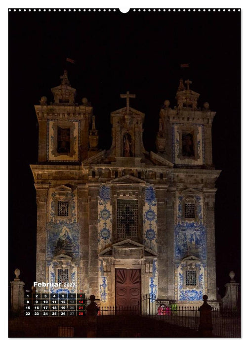 Porto Tag und Nacht (CALVENDO Wandkalender 2027)