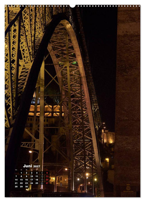 Porto Tag und Nacht (CALVENDO Wandkalender 2027)