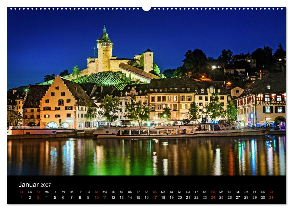Von Schaffhausen zum Säntis (CALVENDO Wandkalender 2027)