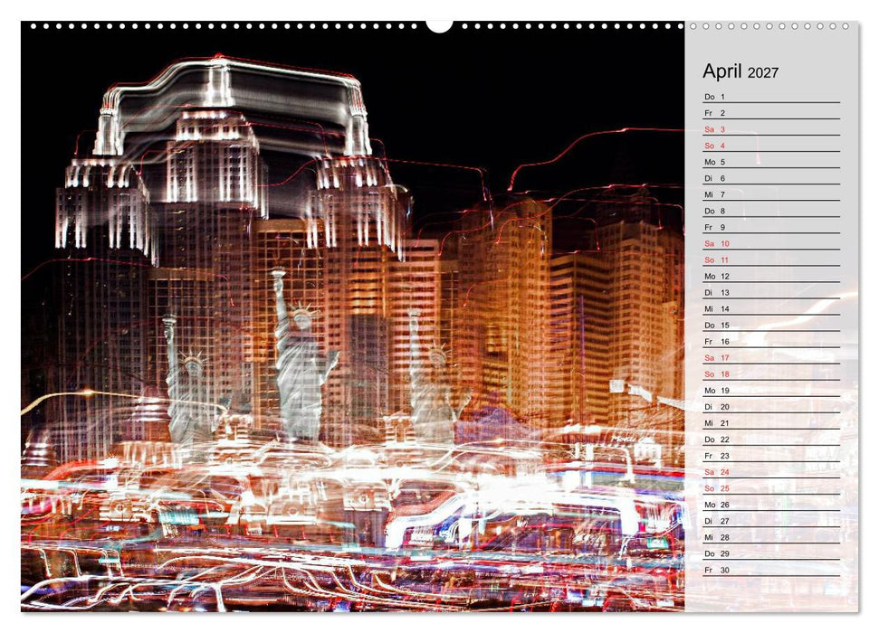 Las Vegas - Die bunte Welt der Casinos (CALVENDO Premium Wandkalender 2027)