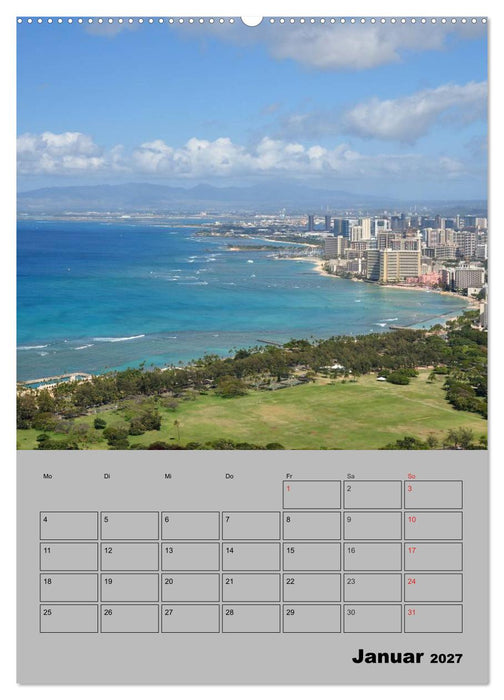 Hawaii - Land of Aloha (CALVENDO Premium Wandkalender 2027)