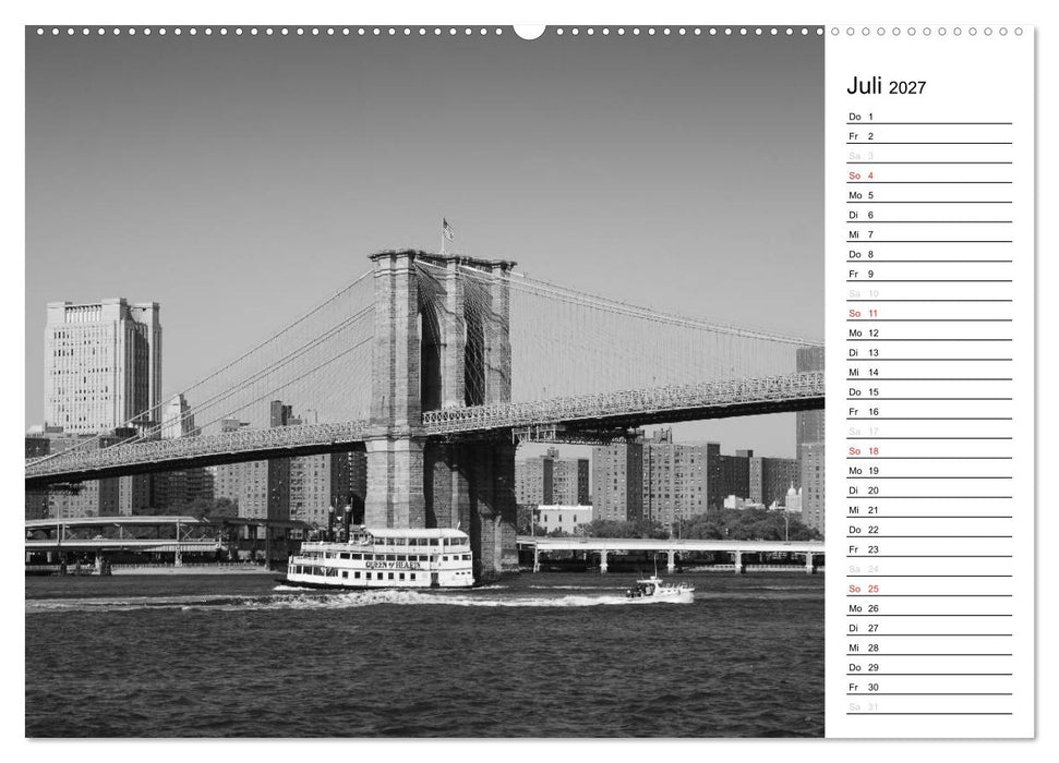 New York (CALVENDO Premium Wandkalender 2027)
