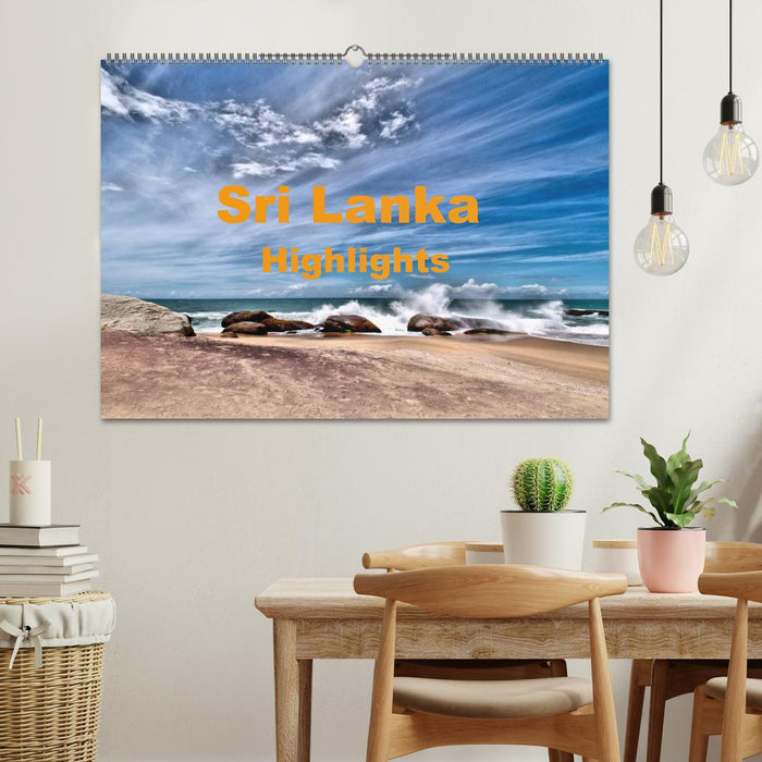Sri Lanka - Highlights (CALVENDO Wandkalender 2027)