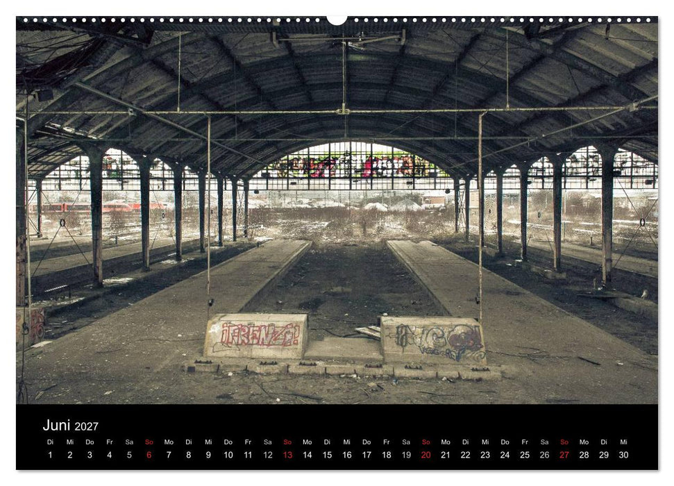 Verlassene Orte. Alter Postbahnhof Leipzig (CALVENDO Wandkalender 2027)