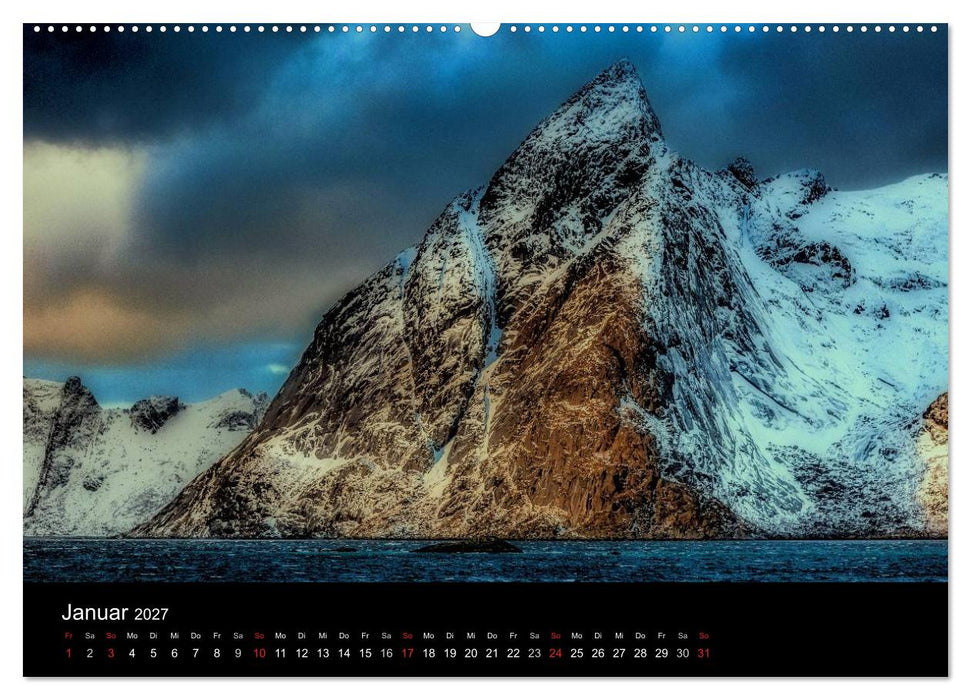 Norwegen, Landschaften in Schnee und Eis (CALVENDO Premium Wandkalender 2027)