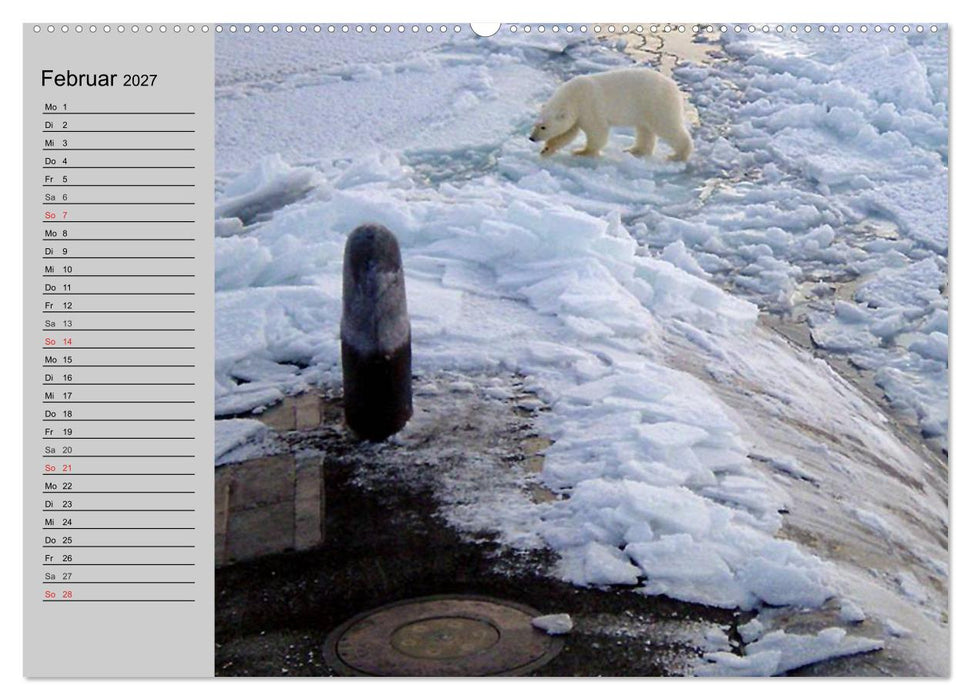 U-Boote. Militärische Ungetüme (CALVENDO Wandkalender 2027)