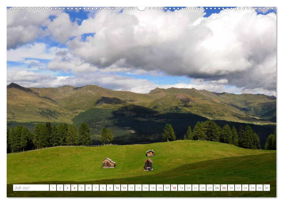 Bekannte und unbekannte Wanderziele in Südtirol (CALVENDO Premium Wandkalender 2027)