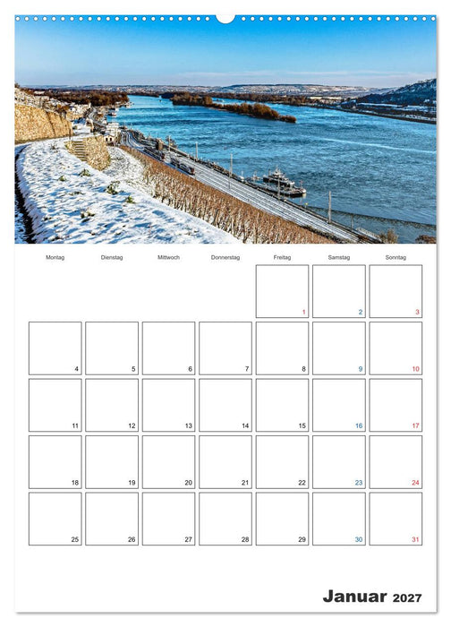 Rheingau Terminplaner (CALVENDO Wandkalender 2027)
