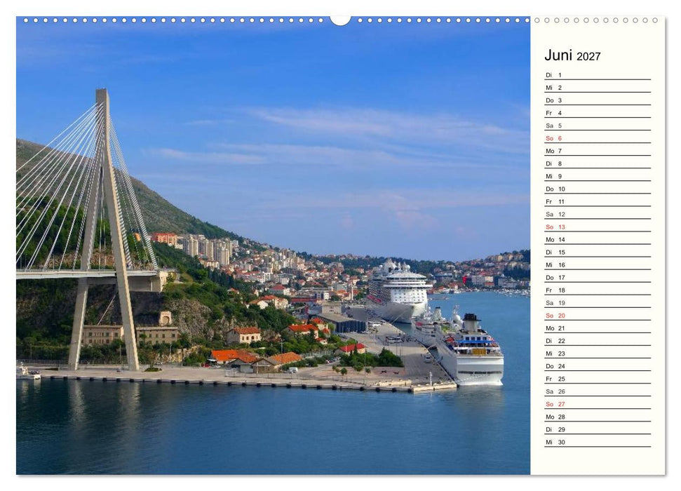 Dubrovnik - Perle der Adria (CALVENDO Premium Wandkalender 2027)