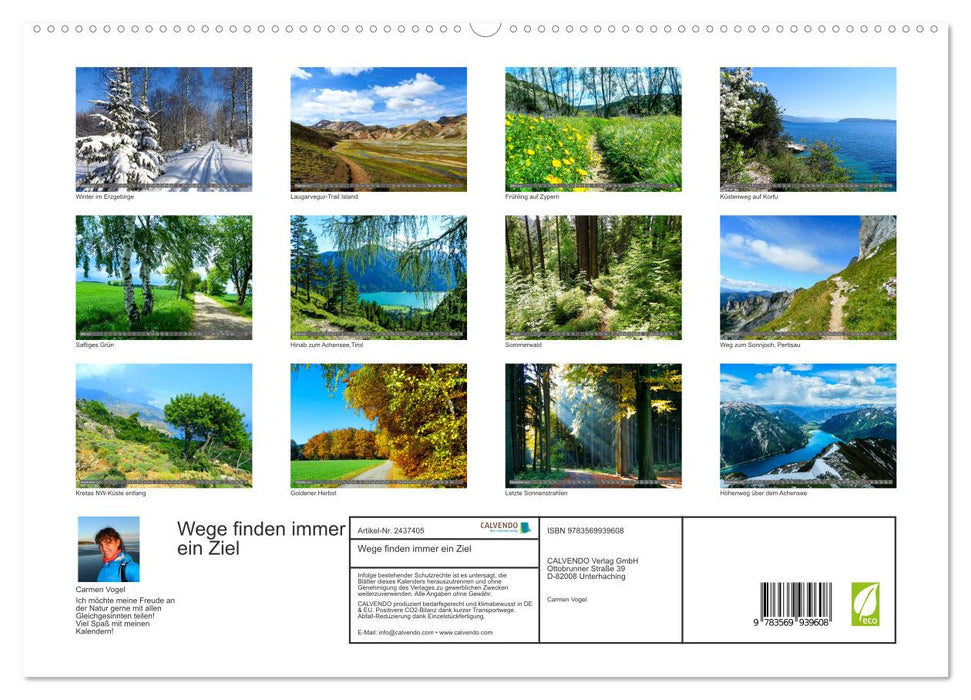 Wege finden immer ein Ziel (CALVENDO Premium Wandkalender 2027)