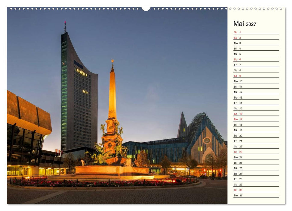 Reise durch Leipzig (CALVENDO Premium Wandkalender 2027)