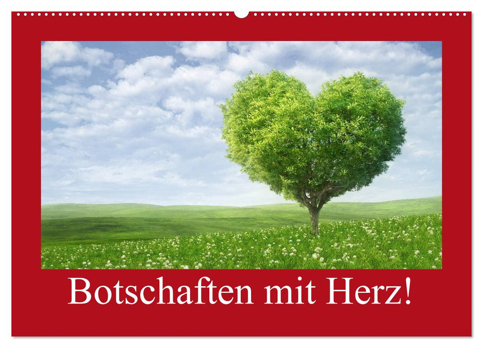 Botschaften mit Herz! (CALVENDO Wandkalender 2027)