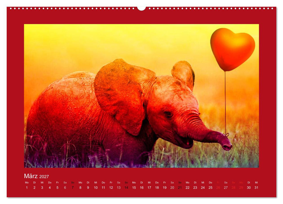 Botschaften mit Herz! (CALVENDO Wandkalender 2027)