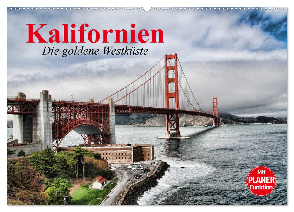 Kalifornien. Die goldene Westküste (CALVENDO Wandkalender 2027)