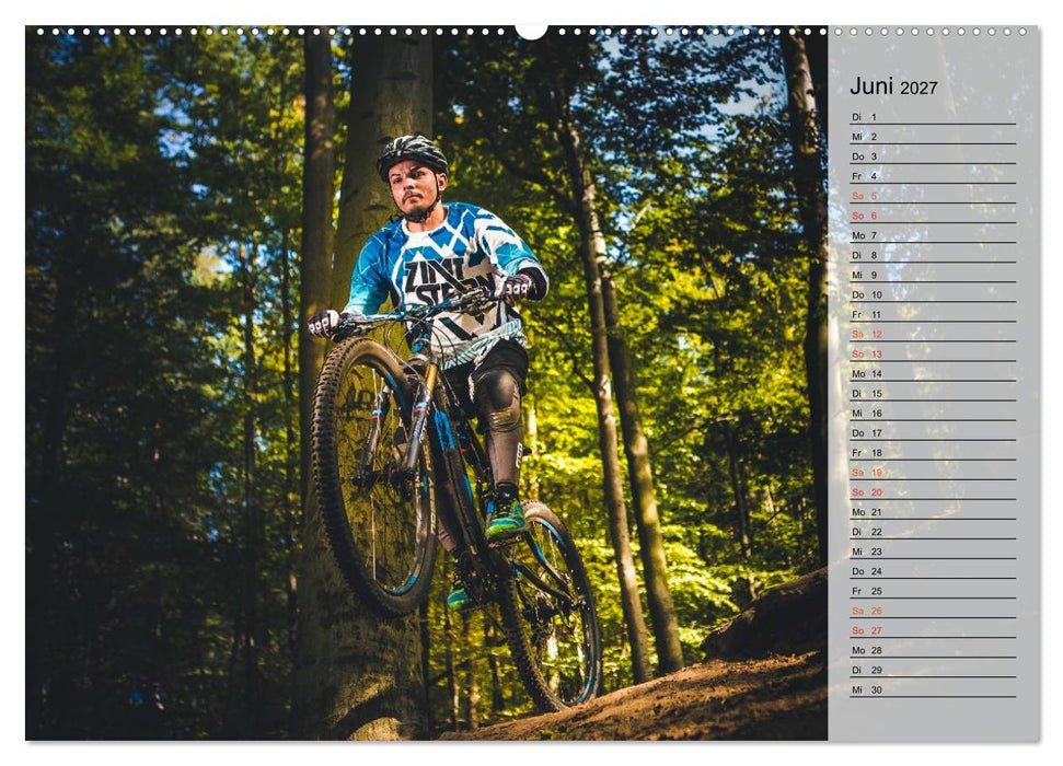 Mountainbike Action (CALVENDO Premium Wandkalender 2027)