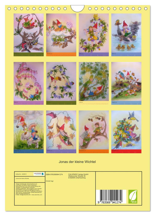 Jonas der kleine Wichtel (CALVENDO Wandkalender 2027)