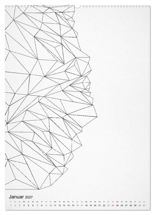 Geometric Graphik Art (CALVENDO Wandkalender 2027)