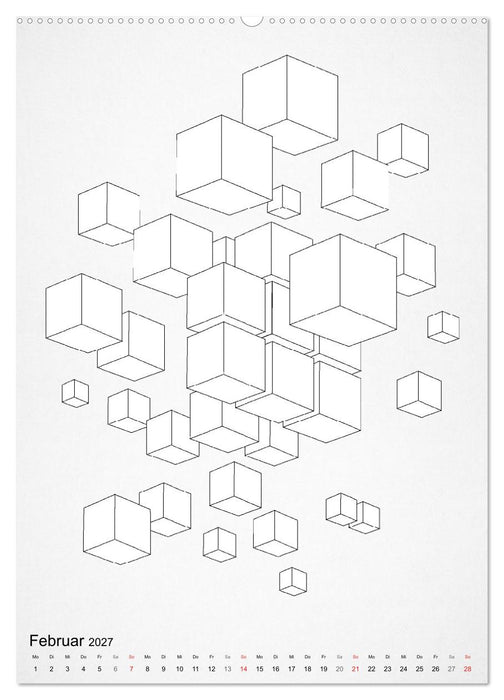 Geometric Graphik Art (CALVENDO Wandkalender 2027)