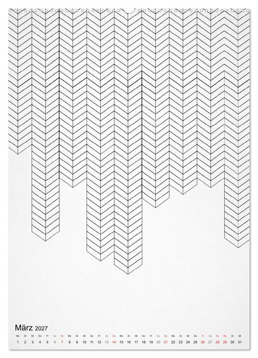 Geometric Graphik Art (CALVENDO Wandkalender 2027)