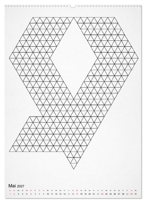 Geometric Graphik Art (CALVENDO Wandkalender 2027)