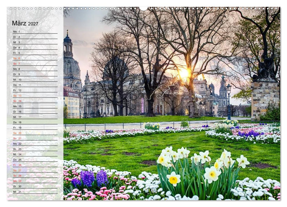WUNDERVOLLES DRESDEN (CALVENDO Premium Wandkalender 2027)