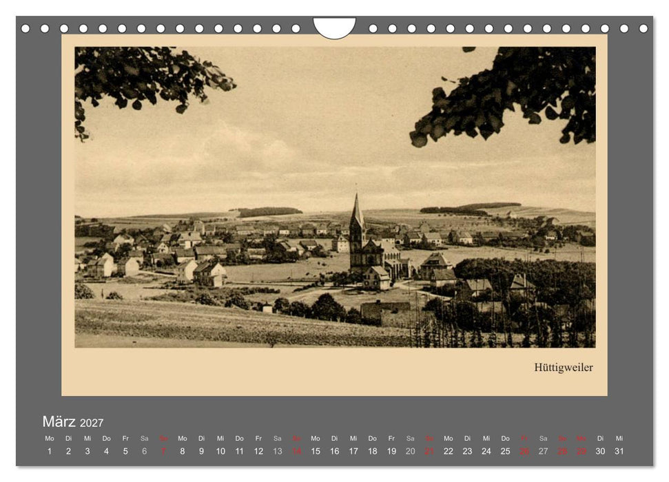 Saarland - vunn domols (frieher), Landkreis Neunkirchen (CALVENDO Wandkalender 2027)