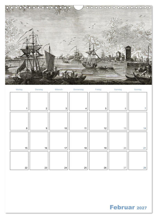Segelschiffe - mit Planerfunktion (CALVENDO Wandkalender 2027)