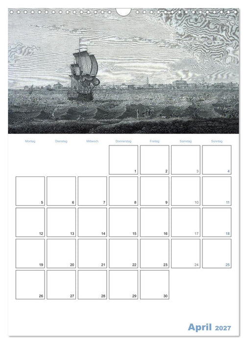 Segelschiffe - mit Planerfunktion (CALVENDO Wandkalender 2027)