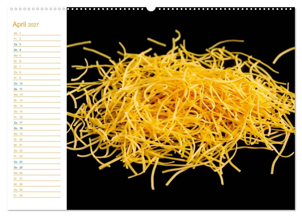Pasta (CALVENDO Wandkalender 2027)