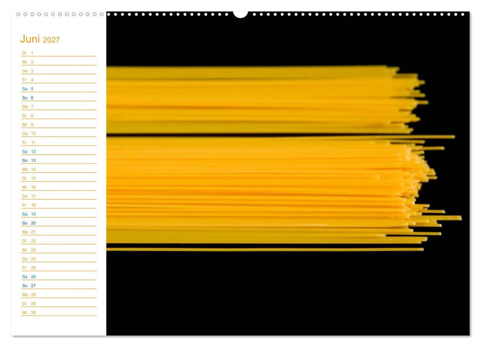 Pasta (CALVENDO Wandkalender 2027)