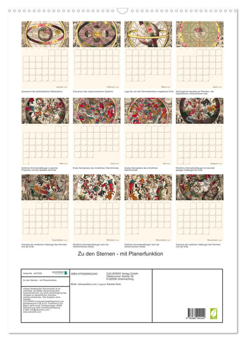 Zu den Sternen - mit Planerfunktion (CALVENDO Wandkalender 2027)