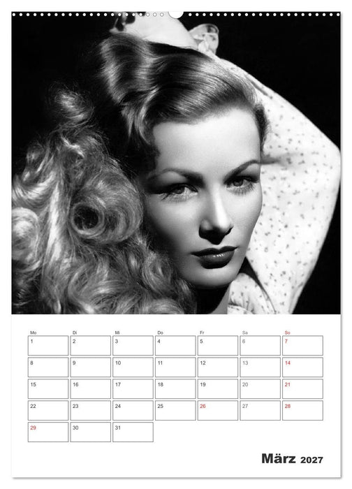 Filmstars. Unvergessene Diven (CALVENDO Premium Wandkalender 2027)