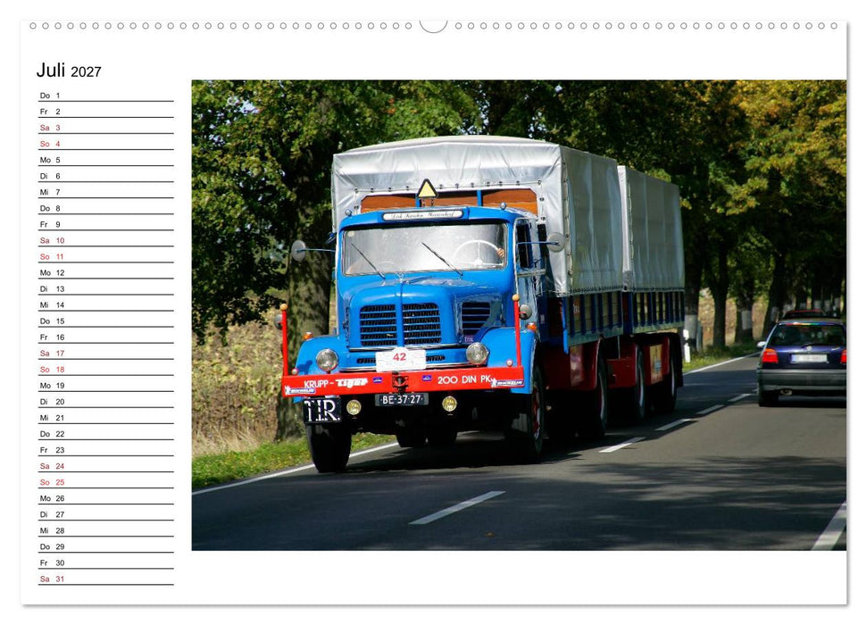 Klassische Lastkraftwagen (CALVENDO Premium Wandkalender 2027)