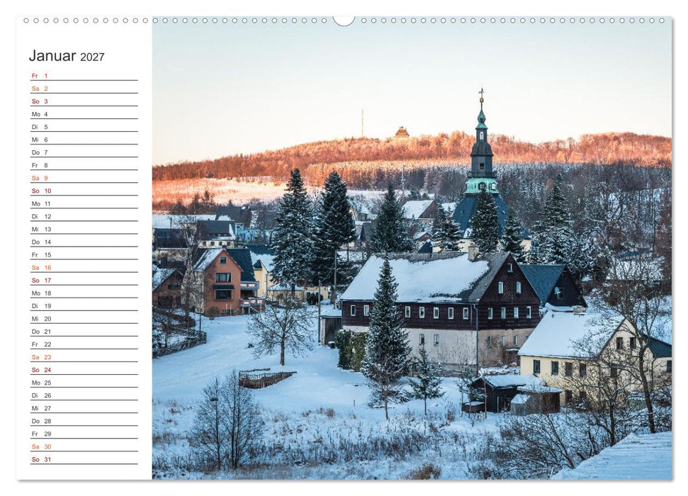 Sehnsuchtsort Seiffen (CALVENDO Wandkalender 2027)