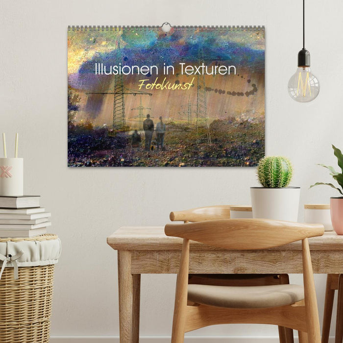 Illusionen in Texturen, Fotokunst (CALVENDO Wandkalender 2027)
