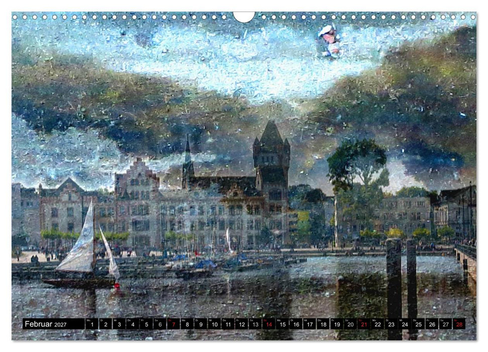 Illusionen in Texturen, Fotokunst (CALVENDO Wandkalender 2027)