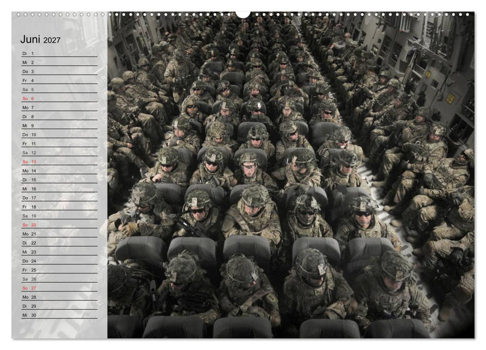 Streitkraft. Militärische Impressionen (CALVENDO Wandkalender 2027)