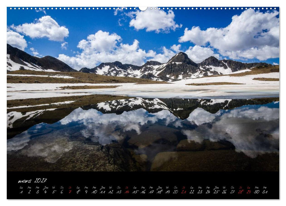 Miroirs des Pyrénées Catalanes (CALVENDO Calendrier supérieur 2027)