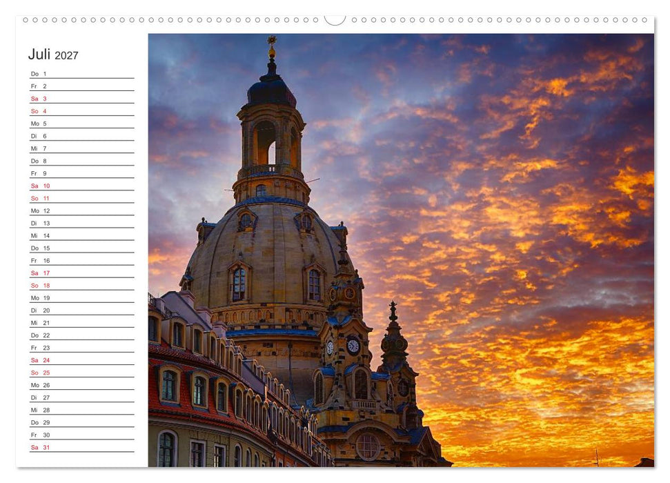 Dresden - Die Frauenkirche (CALVENDO Premium Wandkalender 2027)