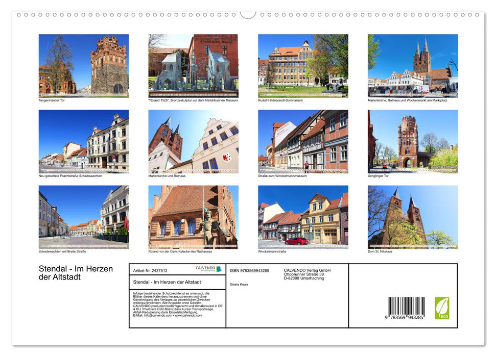Stendal - Im Herzen der Altstadt (CALVENDO Premium Wandkalender 2027)