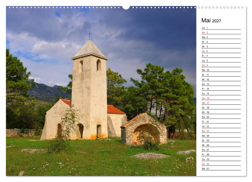 Kroatien - Traumhafte Landschaften und faszinierende Städte (CALVENDO Wandkalender 2027)
