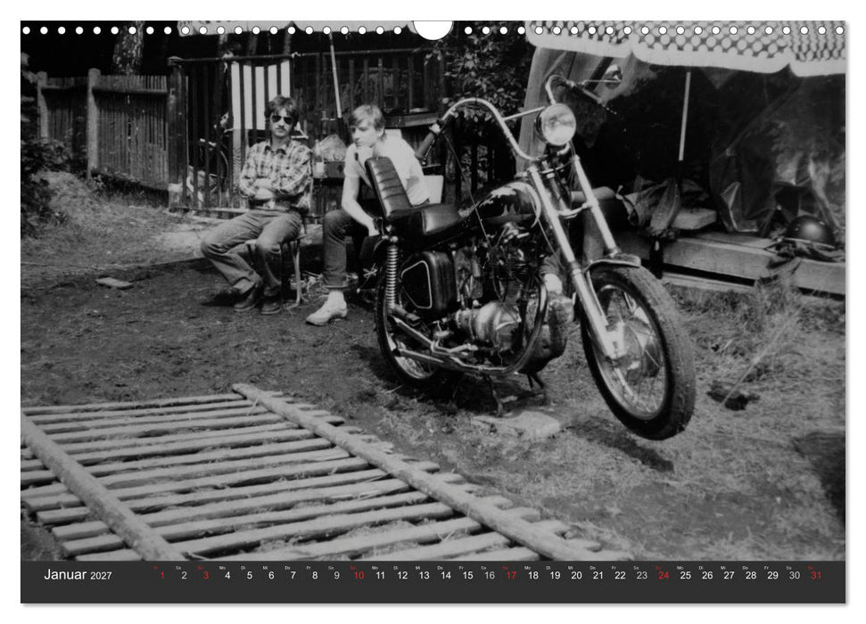 east Rider - Biker und Bikes aus der DDR (CALVENDO Wandkalender 2027)