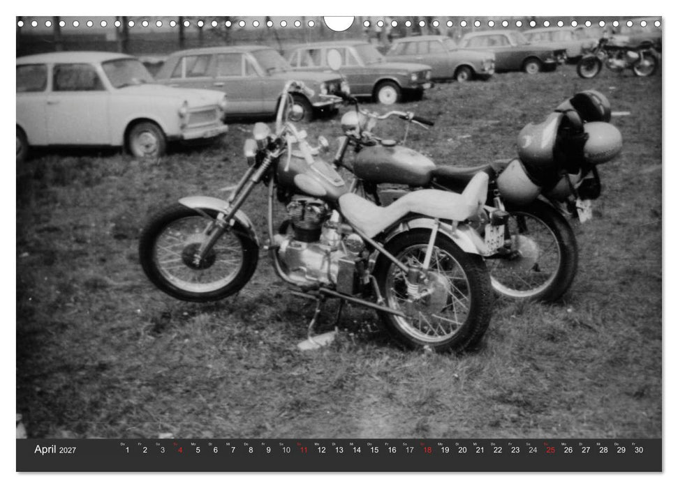 east Rider - Biker und Bikes aus der DDR (CALVENDO Wandkalender 2027)