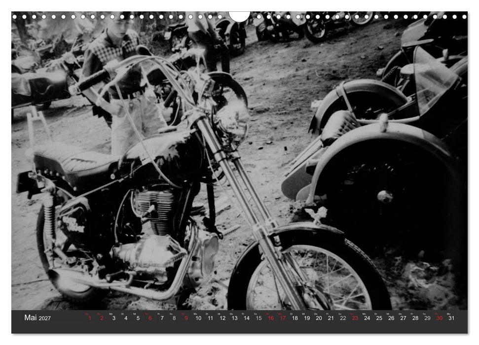 east Rider - Biker und Bikes aus der DDR (CALVENDO Wandkalender 2027)