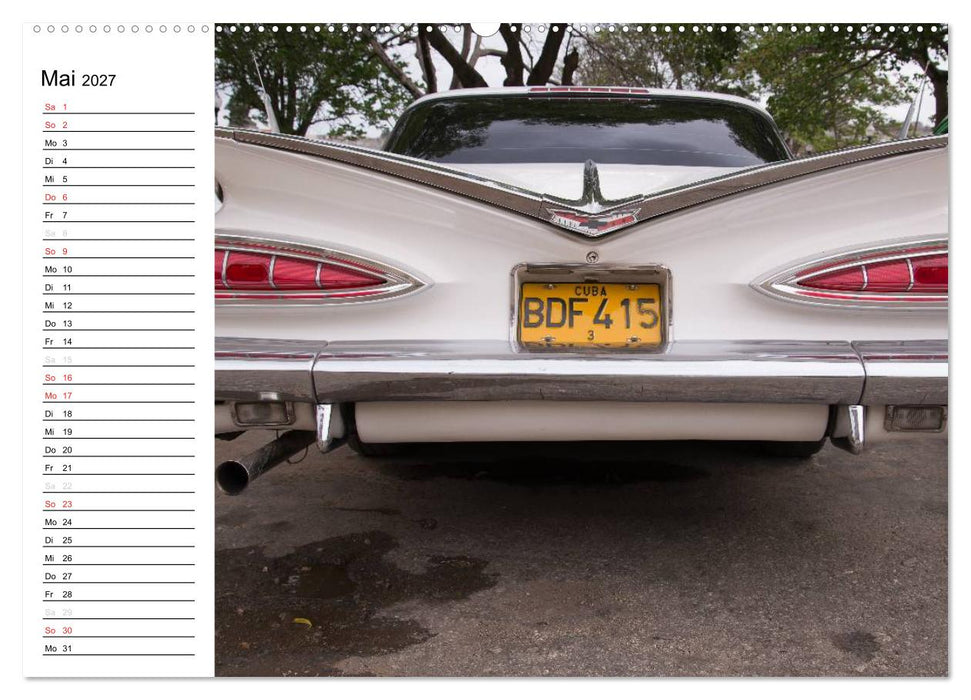 Cars on Cuba (CALVENDO Premium Wandkalender 2027)