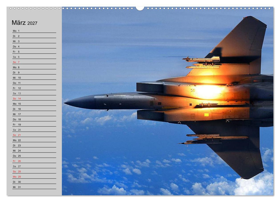 Faszination Kampfflugzeuge (CALVENDO Premium Wandkalender 2027)
