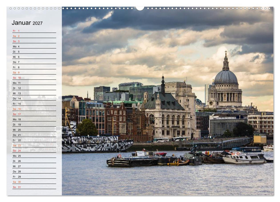 Wundervolles London (CALVENDO Premium Wandkalender 2027)